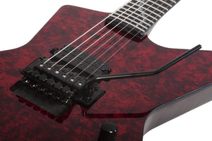 Schecter Patrick Kennison E-1 FR Apocrypha Electric Guitar, Red Reign 478-SHC