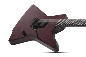 Schecter Patrick Kennison E-1 FR Apocrypha Electric Guitar, Red Reign 478-SHC