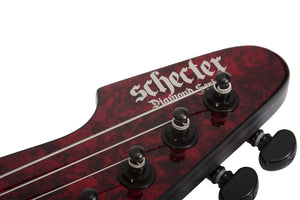 Schecter Patrick Kennison E-1 FR Apocrypha Electric Guitar, Red Reign 478-SHC
