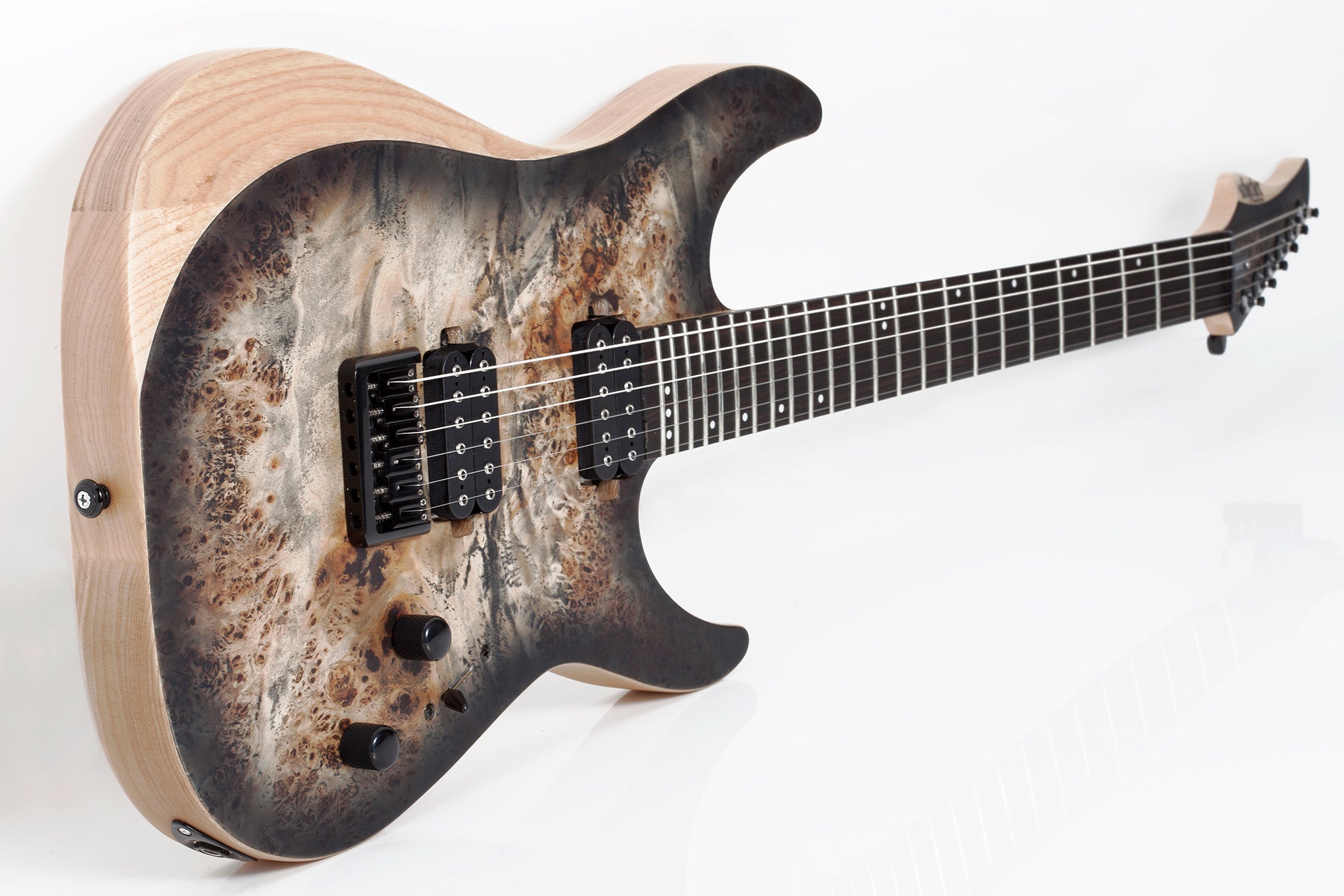 Schecter Reaper-6 Satin Charcoal Burst 1500-SHC - The Guitar World