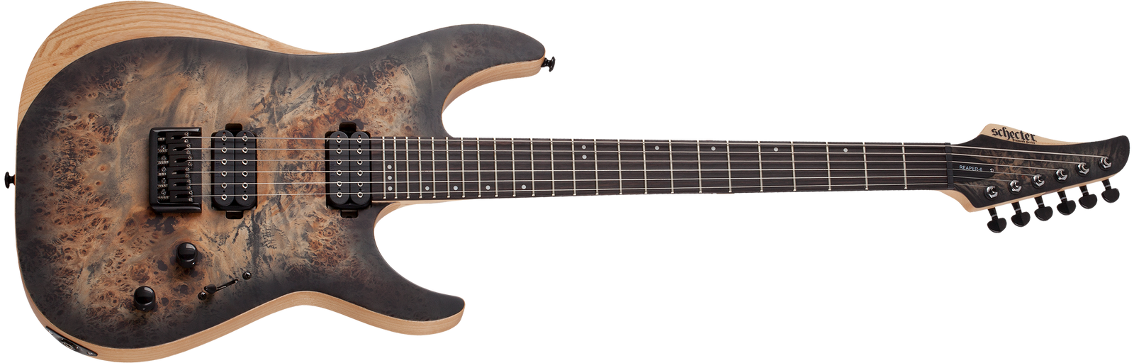 Schecter Reaper-6 Satin Charcoal Burst 1500-SHC