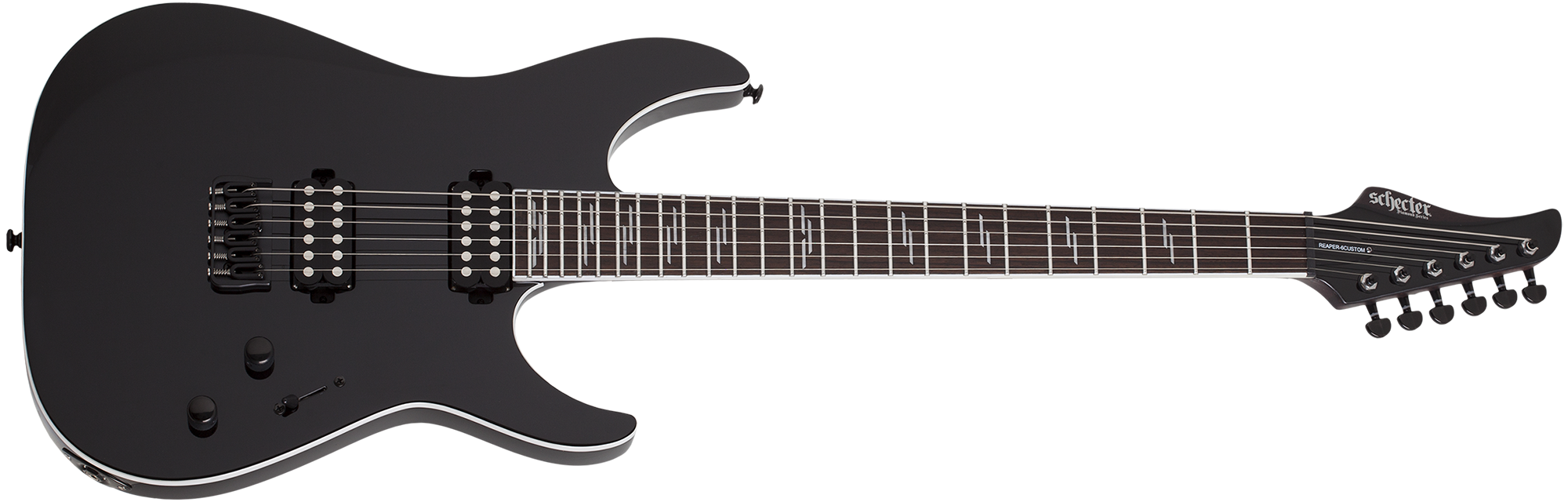 Schecter Reaper-6 Custom Gloss Black 2177-SHC