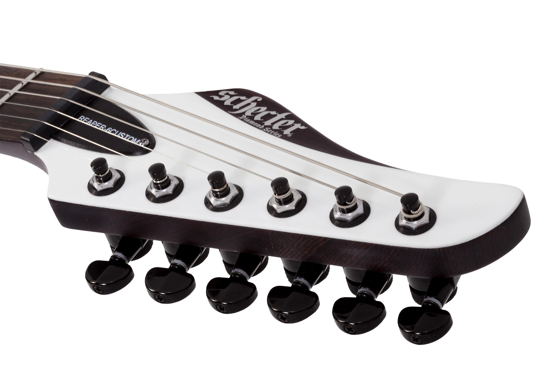 Schecter Reaper 6 Custom Gloss White 2178-SHC - The Guitar World