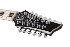 Schecter Stargazer-12 Left-Handed 12-String Electric Bass, Gloss White 691-SHC