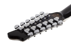 Schecter Stargazer-12 Left-Handed 12-String Electric Bass, Gloss White 691-SHC