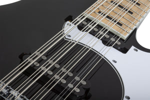 Schecter Stargazer-12 12-String Electric Bass, Gloss Black 684-SHC