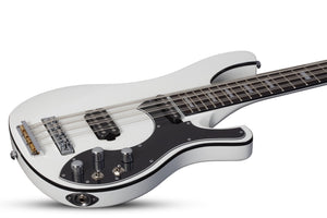 Schecter Stargazer-12 12-String Electric Bass, Gloss White 685-SHC