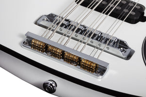 Schecter Stargazer-12 12-String Electric Bass, Gloss White 685-SHC
