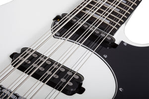Schecter Stargazer-12 12-String Electric Bass, Gloss White 685-SHC