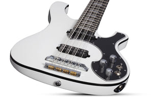 Schecter Stargazer-12 12-String Electric Bass, Gloss White 685-SHC