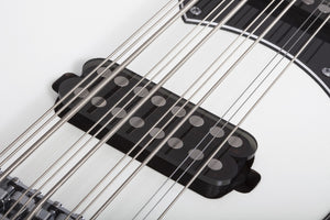Schecter Stargazer-12 12-String Electric Bass, Gloss White 685-SHC