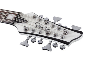 Schecter Stargazer-12 12-String Electric Bass, Gloss White 685-SHC