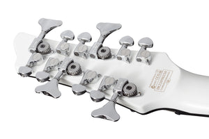 Schecter Stargazer-12 12-String Electric Bass, Gloss White 685-SHC