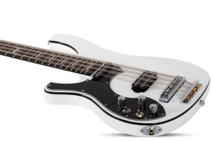 Schecter Stargazer-12 Left-Handed 12-String Electric Bass, Gloss White 691-SHC