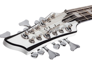 Schecter Stargazer-12 Left-Handed 12-String Electric Bass, Gloss White 691-SHC