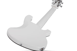 Schecter Stargazer-12 Left-Handed 12-String Electric Bass, Gloss White 691-SHC