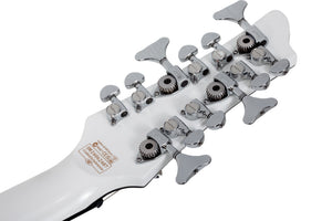 Schecter Stargazer-12 Left-Handed 12-String Electric Bass, Gloss White 691-SHC