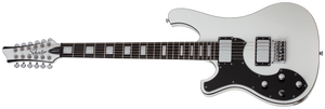 Schecter Stargazer-12 12-String Left-Handed Electric Guitar, Gloss White 688-SHC