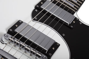 Schecter Stargazer-6 Electric Guitar, Gloss White 676-SHC