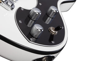Schecter Stargazer-6 Electric Guitar, Gloss White 676-SHC