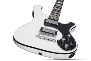 Schecter Stargazer-6 Electric Guitar, Gloss White 676-SHC