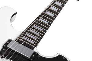 Schecter Stargazer-6 Electric Guitar, Gloss White 676-SHC