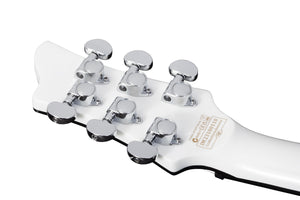 Schecter Stargazer-6 Electric Guitar, Gloss White 676-SHC