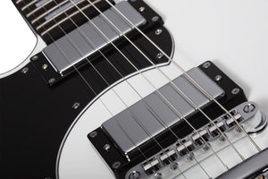 Shcecter Stargazer-6 Left-Handed Electric Guitar, Gloss White 686-SHC