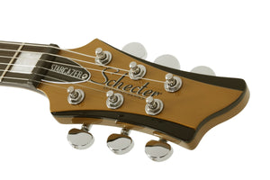 Schecter Stargazer-6 Vibrato Electric Guitar, Metallic Gold 677-SHC