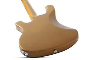 Schecter Stargazer-6 Vibrato Electric Guitar, Metallic Gold 677-SHC