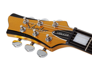 Schecter Stargazer-6 Vibrato Left-Handed Electric Guitar, Metallic Gold 687-SHC
