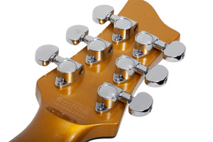 Schecter Stargazer-6 Vibrato Left-Handed Electric Guitar, Metallic Gold 687-SHC