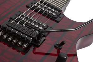 Schecter Synyster Standard Plus Electric Guitar, Transparent Deep Red 1753-SHC