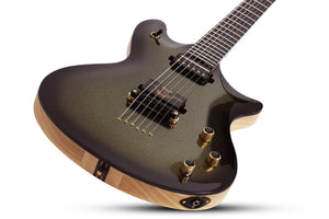 Schecter Tempest 50th Anniversary Electric Guitar, Gold Burst 4136-SHC