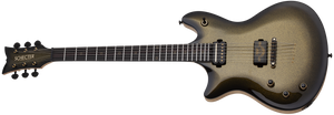 Schecter Tempest 50th Anniversary Left-Handed Electric Guitar, Gold Burst 4140-SHC