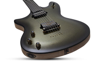 Schecter Tempest 50th Anniversary Left-Handed Electric Guitar, Gold Burst 4140-SHC