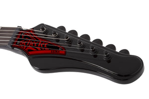 Schecter Ultra Przym Mercury Rose Electric Guitar, Gloss Black 926-SHC