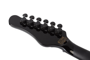 Schecter Ultra Przym Mercury Rose Electric Guitar, Gloss Black 926-SHC