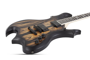 Schecter Wylde Audio Wrathmaker Electric Guitar, Spalted Maple with Black Burst 4589-SHC
