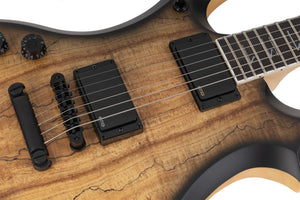Schecter Wylde Audio Wrathmaker Left-Handed Electric Guitar, Spalted Maple with Black Burst 4590-SHC