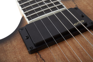 Schecter Wylde Audio Wrathmaker Left-Handed Electric Guitar, Spalted Maple with Black Burst 4590-SHC