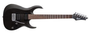 Cort X100 Series Electric Guitar IN Open Pore Black