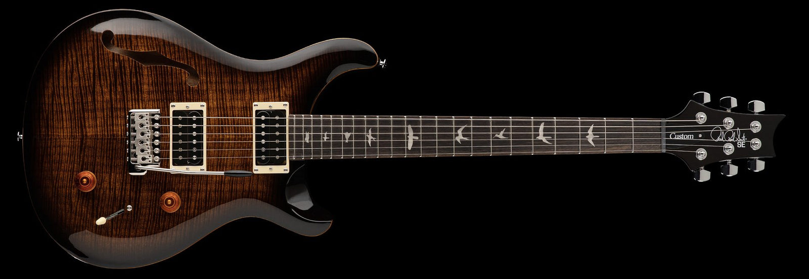 PRS Paul Reed Smith Guitars SE CUSTOM 22 SEMI-HOLLOW Black Gold Burst