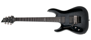 Schecter LEFT HANDED HELLRAISER HR-HYBRID-C-1-FR-LHTBB Trans Black Burst Guitar with FR and EMG 57, 66 Pickups 1929-SHC