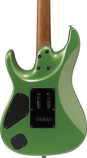 Ibanez AZ Prestige 6-String Electric Guitar with Hardshell Case - Apple Green Metallic AZ2402AGM