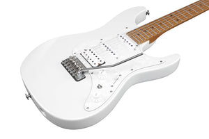 Ibanez AZ Prestige 6-String Electric Guitar with Hardshell Case in Pearl White AZ2204PW