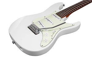 Ibanez LM1LWH Luca Mantovanelli Signature Electric Guitar - Luna White