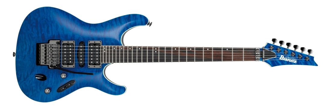 Ibanez S6570QNBL Prestige Series Electric Guitar - Natural Blue