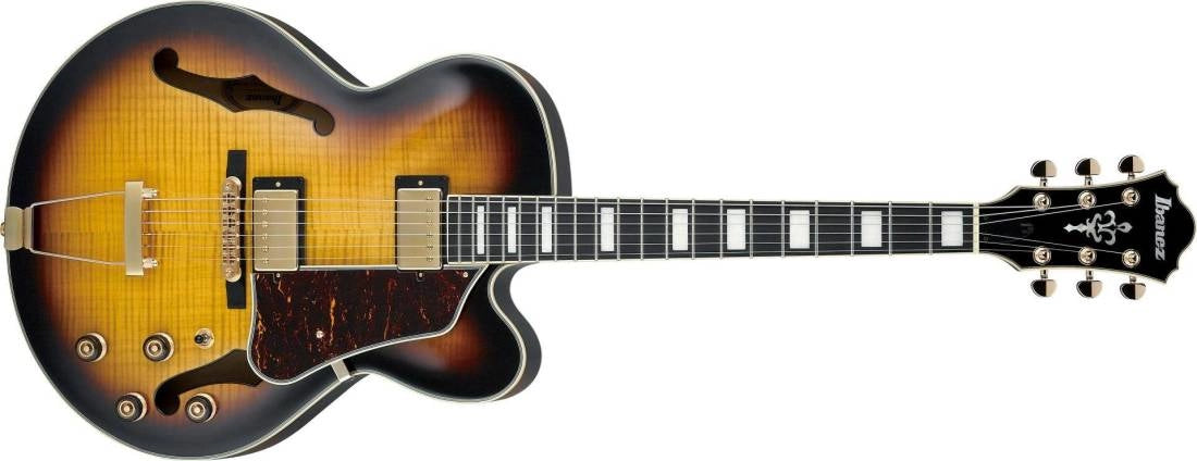 Ibanez AF95FMAYS Artcore Expressionist AF Hollow Body Guitar - Antique Yellow Sunburst