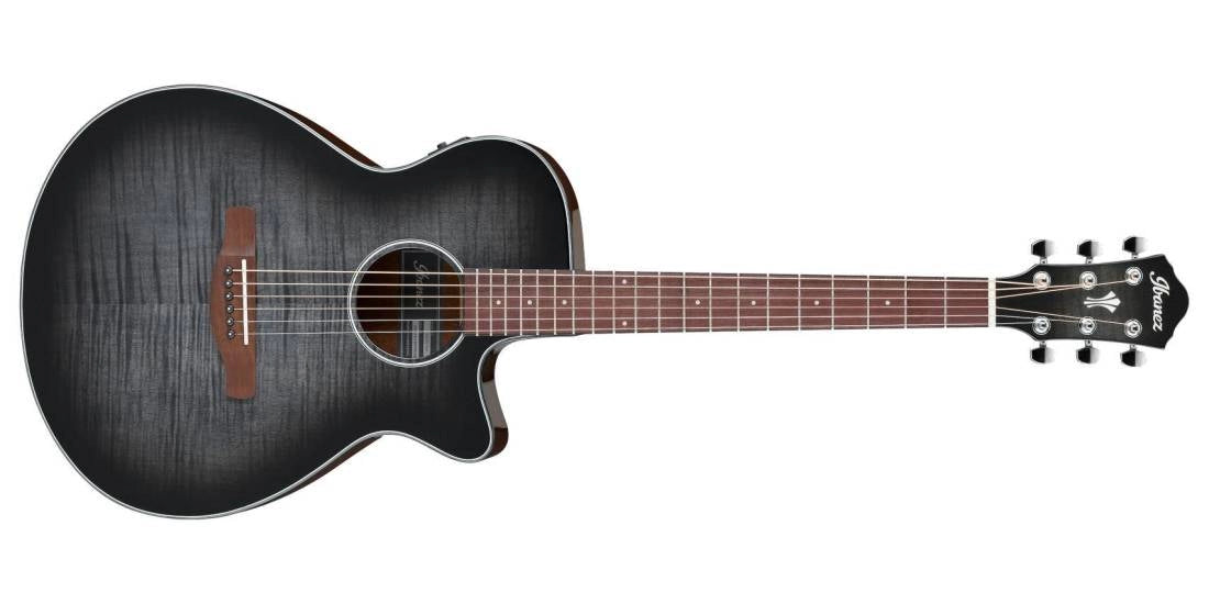 Ibanez AEG70TCH Acoustic/Electric Guitar - Transparent Charcoal Burst High Gloss
